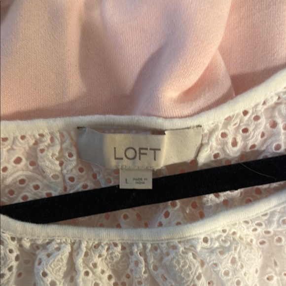 LOFT White Blouse with Elegant Detailing - Picture 3 of 3